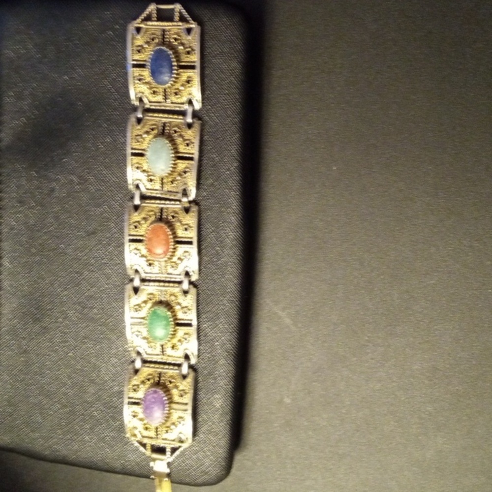 Vintage Sarah Co. Multicolor Stone Bracelet